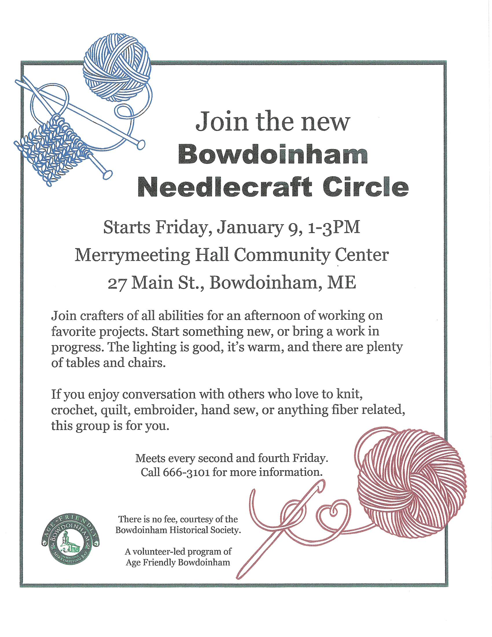 Needlecraft flyer