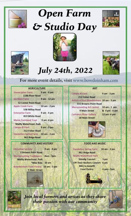 2022 Open Farm Day Poster
